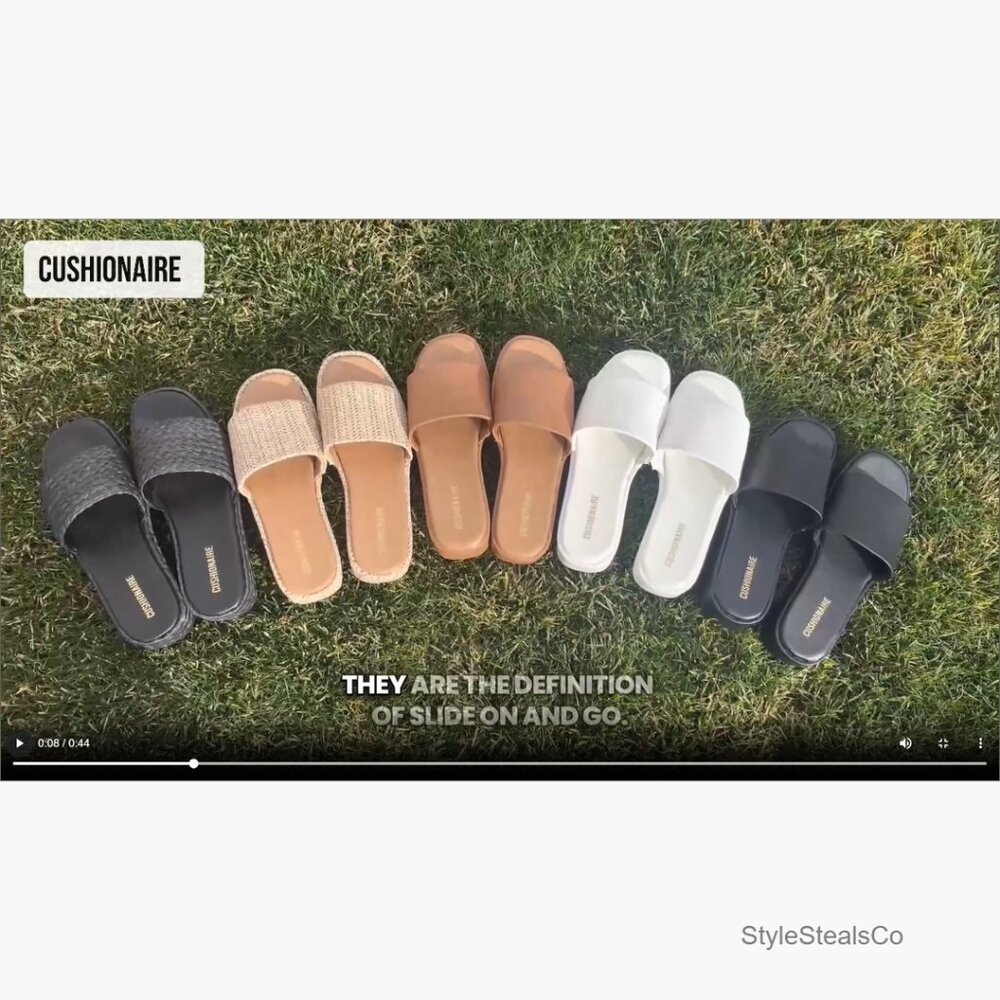 Platform Slide Sandals with Cushioned Footbed, Vegan Wedge Sole - Picture 7 of 7